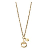 Collar Gucci Mujer Horsebit in Oro amarillo YBB35704200100U - YBB35704200100U